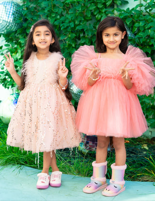 Faeella whimsy wear, perfect for birthday and party dress for toddlers and girls ages 1-10 year old