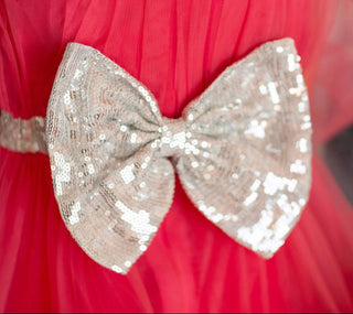 Parisian Rosé Tulle Party Dress