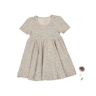 The Printed Short Sleeve Dress - Elise