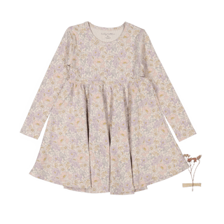 The Printed Long Sleeve Dress - Chloe
