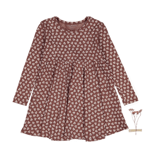 The Printed Long Sleeve Dress -  Rustic Floral
