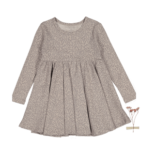 The Printed Long Sleeve Dress -  Vine