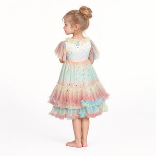 Pastel Stardust Layered Tulle Birthday Dress