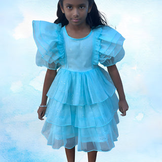 Bluebell Fairy Layered Dress – fairy - inspired dress for girls, perfect for | Faeella
