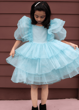 Bluebell Fairy Layered Dress – fairy - inspired dress for girls, perfect for | Faeella