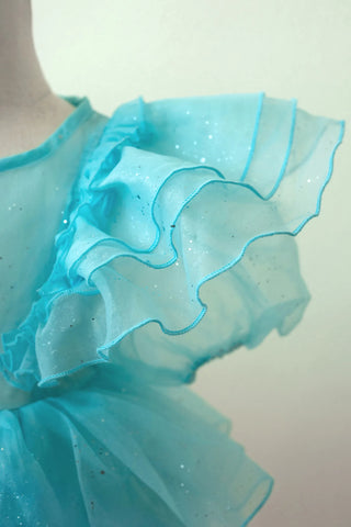 Bluebell Fairy Layered Tulle Flower Girl Dress — styled photo of blue tulle flower girl dress by Faeella