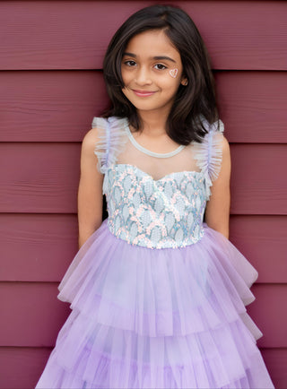 Lilac Dream Tiered Fairy Dress