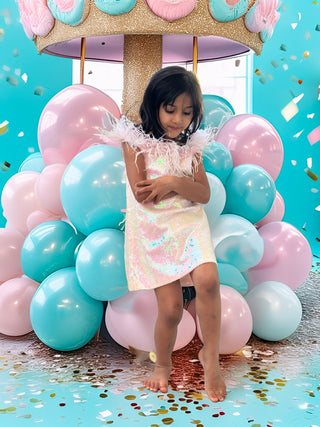 Iridescent Stardust Dress – fairy - inspired dress for girls, perfect for | Faeella
