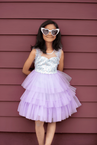 Lilac Dream Tiered Fairy Dress – fairy - inspired dress for girls, perfect for | Faeella