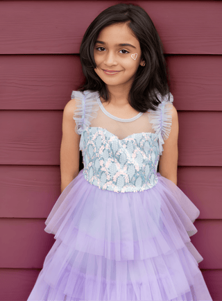 Lilac Dream Tiered Fairy Dress – fairy - inspired dress for girls, perfect for | Faeella