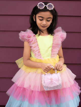 Neon Glow Pastel Princess Dress – fairy - inspired dress for girls, perfect for | Faeella