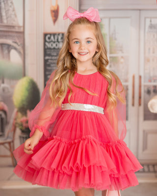 Parisian Rosé Tulle Party Dress – fairy - inspired dress for girls, perfect for | Faeella