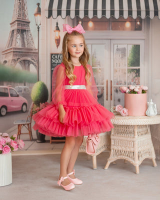 Parisian Rosé Tulle Party Dress – fairy - inspired dress for girls, perfect for | Faeella