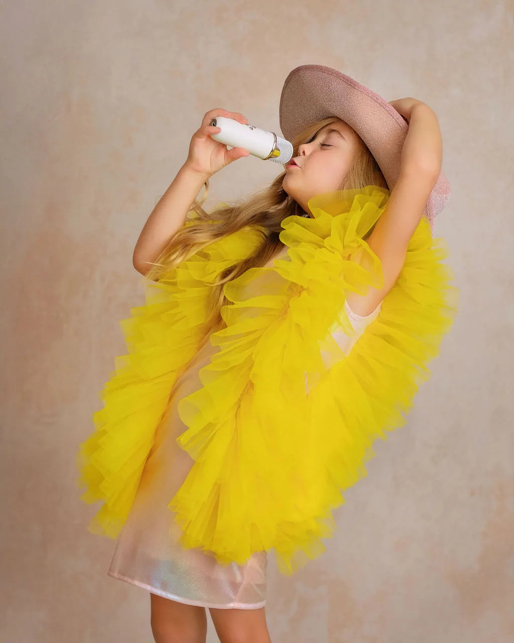 yellow fairy dress for women Funcredible Gold Fairy Wings Set with Crown and Glitter - Perfect for Girls Women Kids main image 1