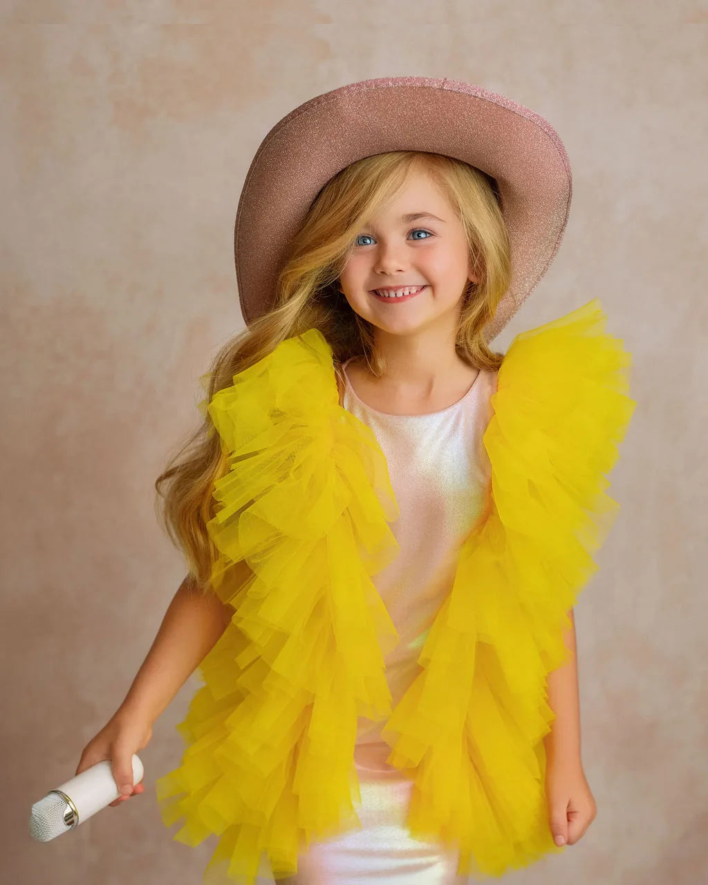 Radiant Yellow Fairy Wings Tulle Birthday Dress | Faeella 2