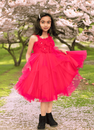 Rosy Enchantment Fairy Dress – fairy - inspired dress for girls, perfect for | Faeella