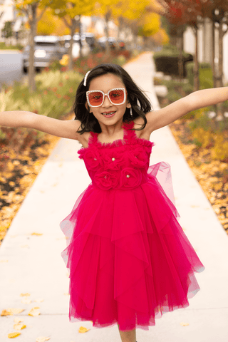 Rosy Enchantment Fairy Dress – fairy - inspired dress for girls, perfect for | Faeella
