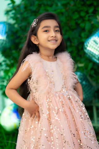 Sparkly Feather Fairy Tulle Dress – fairy - inspired dress for girls, perfect for | Faeella