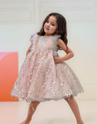 Sparkly Feather Fairy Tulle Dress – fairy - inspired dress for girls, perfect for | Faeella