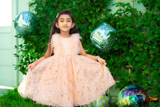 Sparkly Feather Fairy Tulle Dress – fairy - inspired dress for girls, perfect for | Faeella
